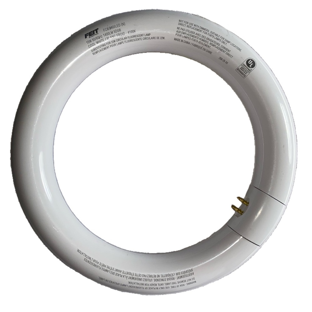 Feit Electric FC8/840/LED 8-inch 15W LED
Circular Tube T9 Cool White 4100K